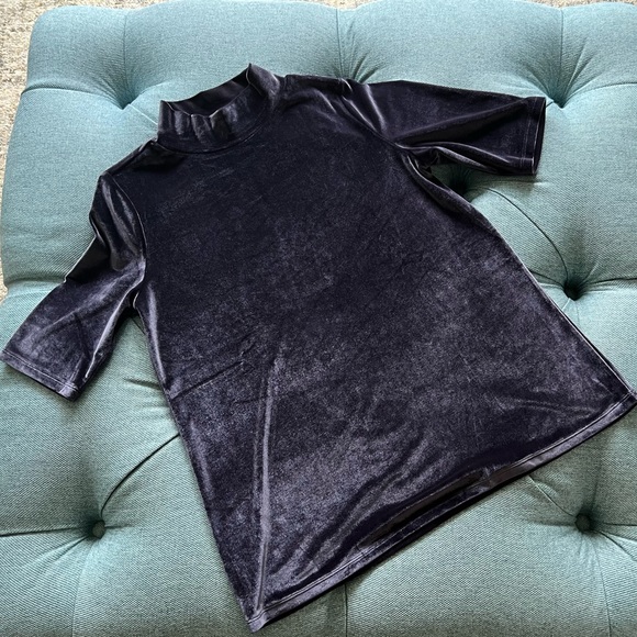 Loft Velvet Mock Turtleneck - Picture 14 of 15